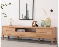 Seattle Solid Oak Entertainment Unit 1.5m, 1.8m and 2m (NEW ARRIVAL)